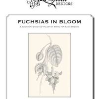 Schema blackwork: fuchsias in bloom aijsai designs
