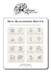 Mini blackwork motifs, aijsai designs