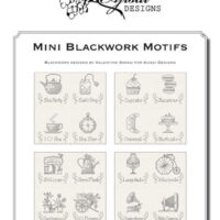 Mini blackwork motifs, aijsai designs