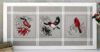 Schema blackwork: red birds and berries aijsai designs - immagine 2