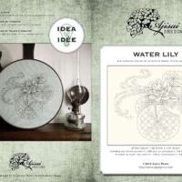 Schema blackwork: water lily aijsai designs