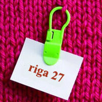 Spille segnalavoro con clip portanota, clover 3165