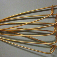 5 spillone raccoglimaglie dorate cm 11
