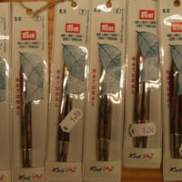 Knit pro prym, punte lunghe in legno cm 11,5 per ferri circolari