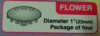 Bottoni da rivestire flowers clover 3103 - immagine 3