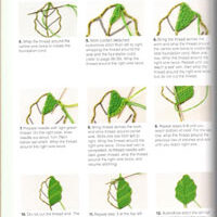 Stumpwork flowers, sachiko morimoto