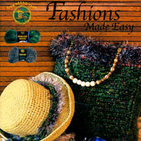 Novelty yarn locker hooking, fashions made easy
