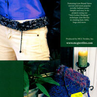 Novelty yarn locker hooking, fashions made easy