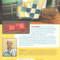 Pin loom weaving