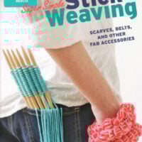 Super simple stick weaving