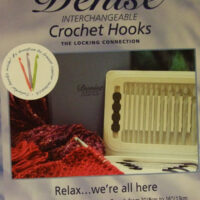 Denise colori pastello: kit uncinetto per tunisi con cavo lungo o circolare rosa