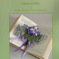 Fiori di filo 2, tecnica macrame' e margarete, Iva Baracco