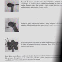 Fiori di filo 2, tecnica macrame' e margarete, Iva Baracco