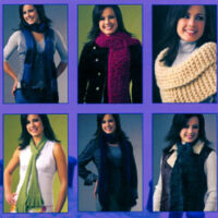 How to knit fashionable scarves on circle looms