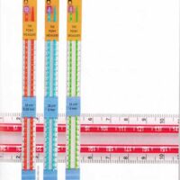 Accm265b Ferri da maglia centimetrati e colorati – Alluminio 40 cm Pony