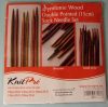 Kit ferri doppia punta in legno multicolor cm 15, symphonie knit pro