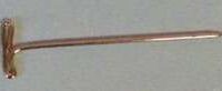Spilli a t per macrame' 0,80 x 32, gr 25