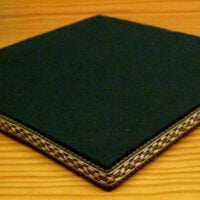 Tombolo piatto quadrato cm 25, verde