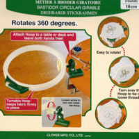 Supporto a morsetto per ricamo kantan, clover 8815