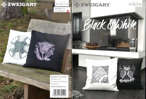 ZWEIGART 104/274, BLACK & WHITE