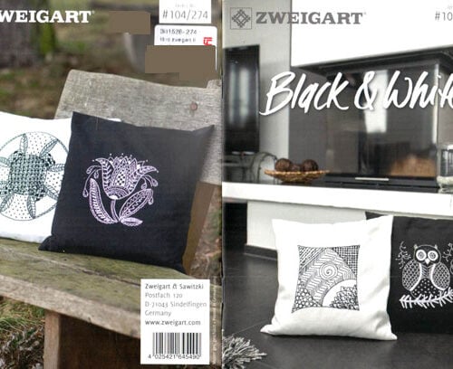 Zweigart 104/274, black  & white
