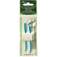 Aghi plastica punta curva, clover 3113