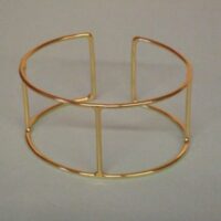 Bracciale in bronzo dorato 22kt