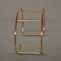 Bracciale in bronzo dorato 22kt