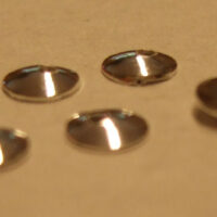 Mezze sfere argento mm  4,5