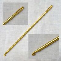Uncinetto con asola in alluminio n°4