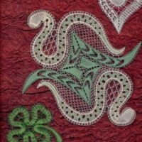 Milanese lace/mailander spitze , corbet