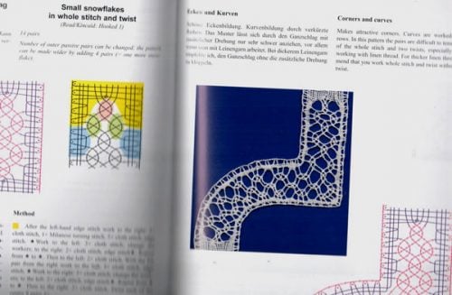 Milanese lace/mailander spitze , corbet - immagine 3