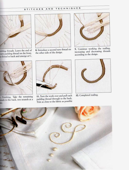 Rmo1c Monogrammes - l'art des lettres brodees - Susan O'Connor