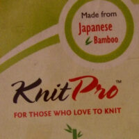 Uncinetto tunisi  punte in bamboo  per cavetti, innesto placcato oro 24k
