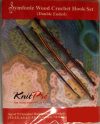 Kit 5 uncinetti con doppia punta e con 2 numeri diversi, knit pro synfonie