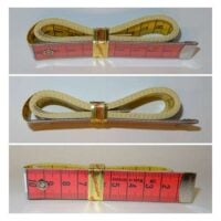 Centimetro classico per sarti mt 1,50 con rinforzo trasparente