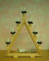 Schwibbogen albero con 7 candele elettriche
