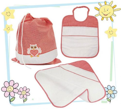 Kit asilo baby gufetto, quadretti tanti colori