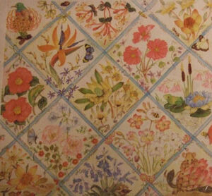 Pannello in cotone per ricamo silk (a4):  fatina rosa
