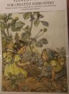 Pannello in cotone per ricamo silk (a4):  fatina trifoglio giallo
