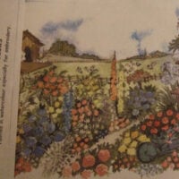 Pannello per ricamo silk (a4):  carriola