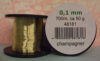 Filo metallico mm 0,10  gr 50 - immagine 2