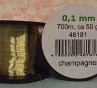 Filo metallico mm 0,10  gr 50