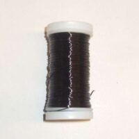 Filo rame colorato nero 0,50,  rocchetto mt 50