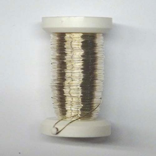 Filo rame argentato 0,40, rocchetto mt 45
