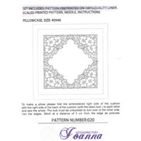 KIT-20a kit intaglio cuscino con bordo a rose