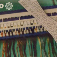 Floss organiser pako, postazione portafili con 10 cartine