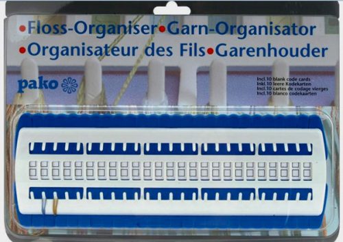 Floss organiser pako, postazione portafili con 10 cartine
