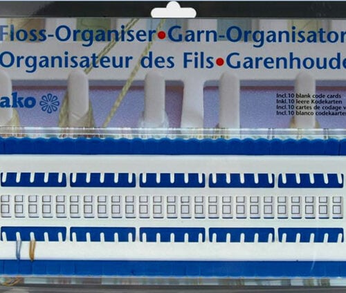 Floss organiser pako, postazione portafili con 10 cartine