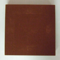 Sottopentola in legno scuro cm 20/vetro cm 11x11